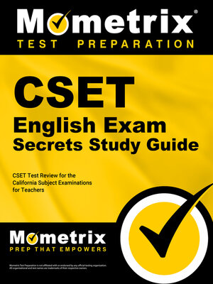 cover image of CSET English Exam Secrets Study Guide